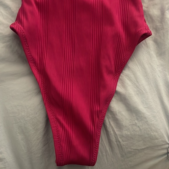VITAMIN A zinnia eco rib Jenna high leg one-piece Xs - Picture 7 of 11
